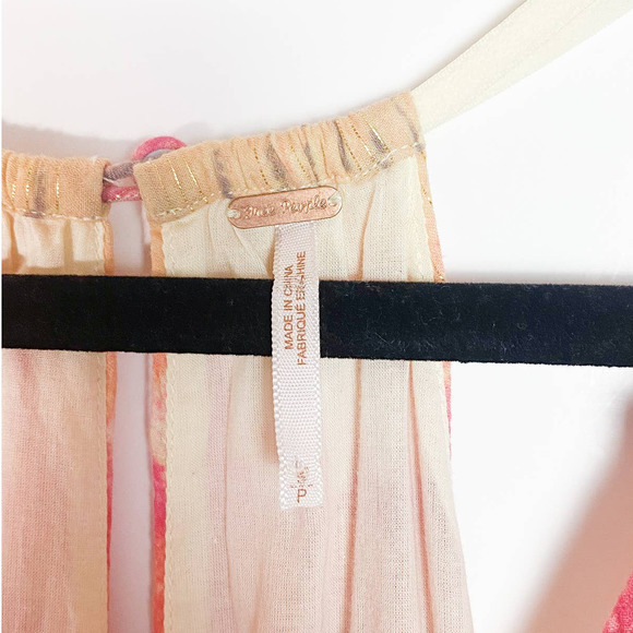 Free People Pink & Yellow Sundress - Picture 7 of 8